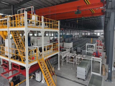 匀质板生产线厂家：天意机械匀质板设备推动建筑保温升级
